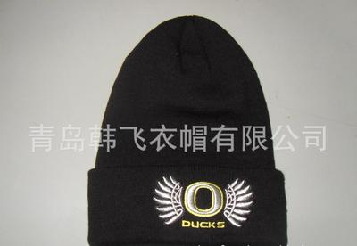 山東帽子工廠 冬季保暖加厚刺繡滑雪帽子的專業訂做加工之選